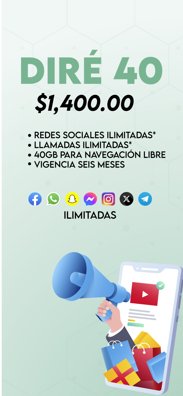 DIRE 40 ILIMITADO SEMESTRAL