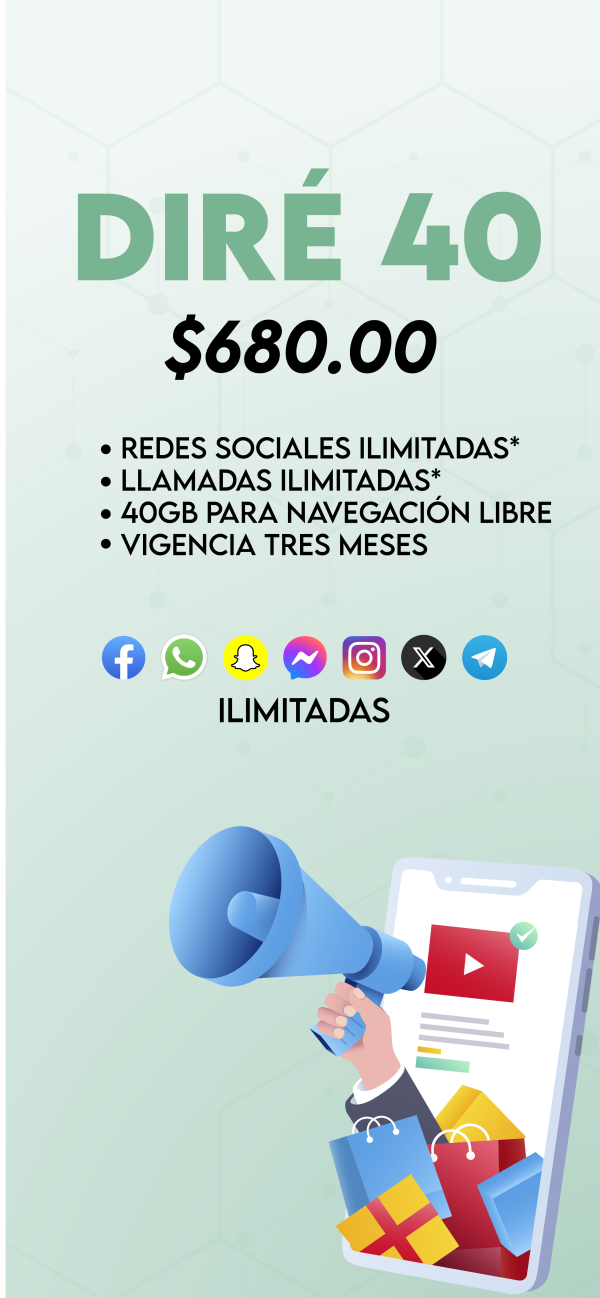 DIRE 40 ILIMITADO TRIMESTRAL